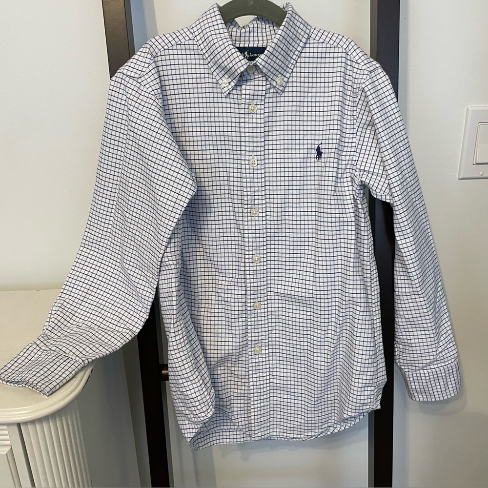 Ralph Lauren kids dress shirt. Size 10. EUC. Barely worn! Still looks new